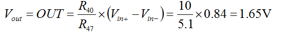 Simplified differential gain formula