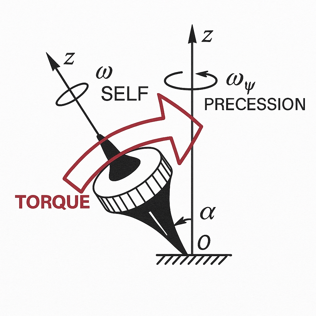 gyroscopic-torque-diagram