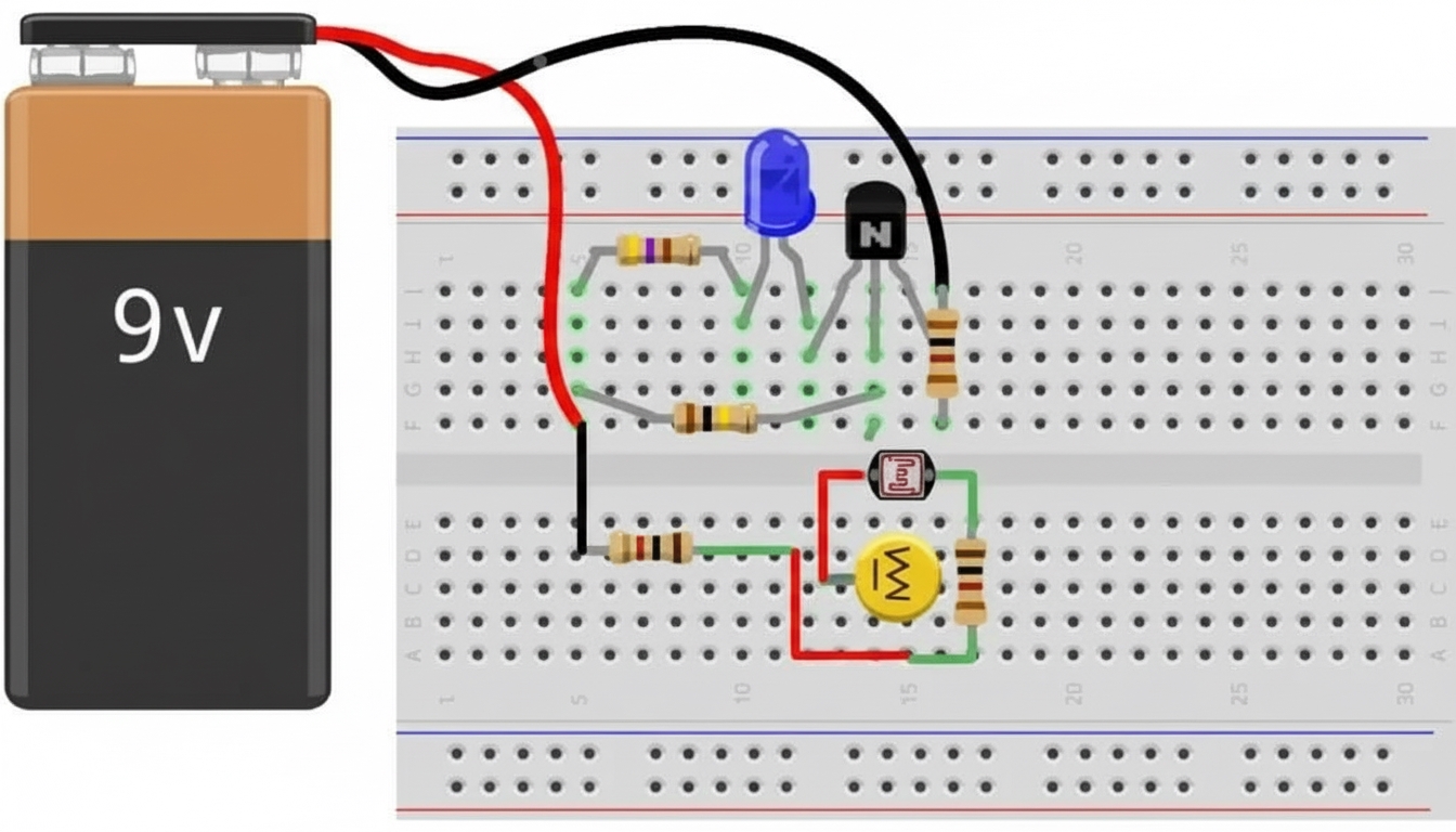 LED Night Light Circuit: Working Principle Explained