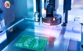 3D automated optical inspection system scanning multilayer board for defects