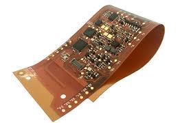 Pick-and-place machine positioning components on rigid-flex board for VR prototype