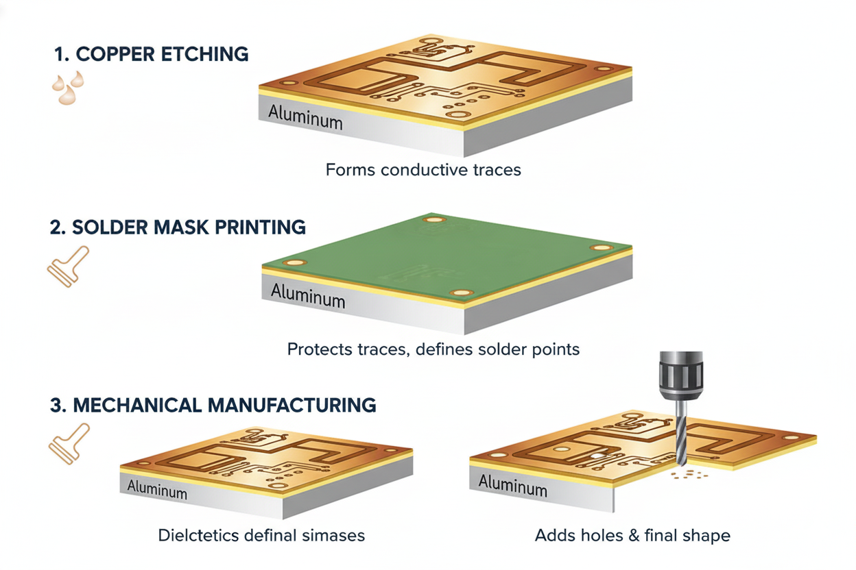 How Are Aluminum PCBs Manufactured?