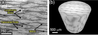 Cross-section of high Tg laminate microstructure