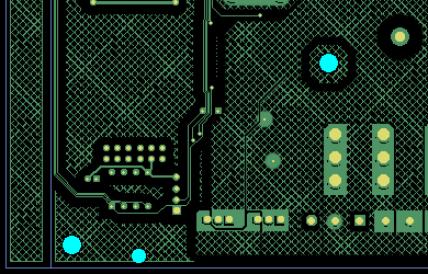 Illustration of balanced copper layers in a multilayer PCB